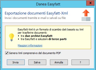 danea esporta xml