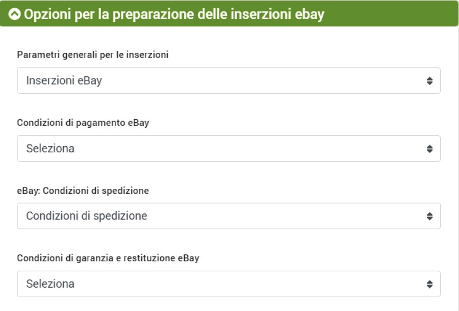 ebay generazione delle inserzioni