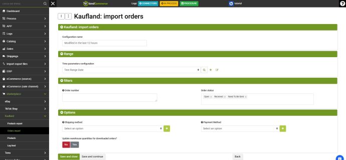 kaufland tutorial products import