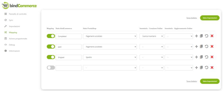 thumb mapping modulo prestashop export ordini