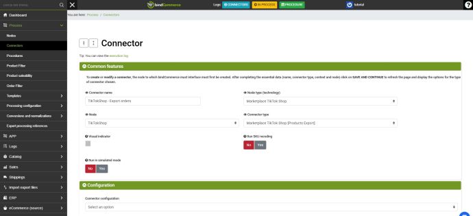 tiktok tutorial connector export orders
