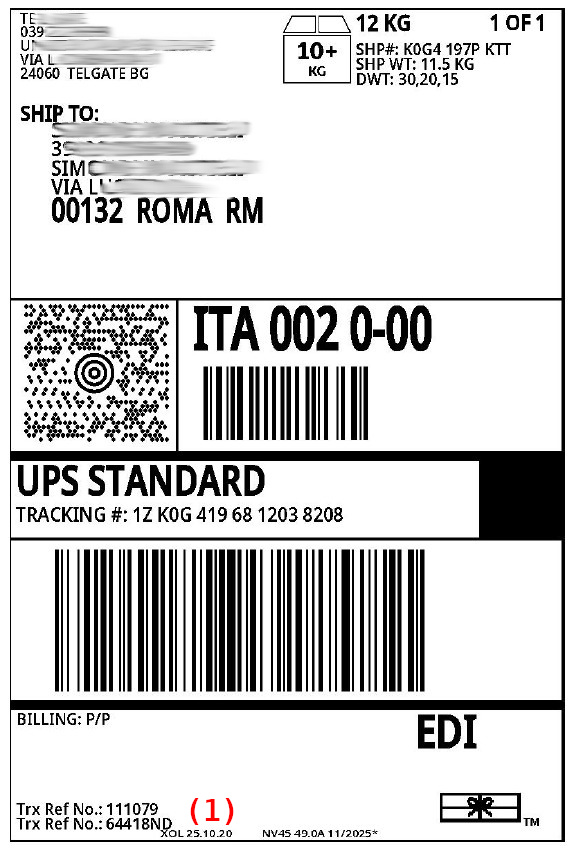 ups noted