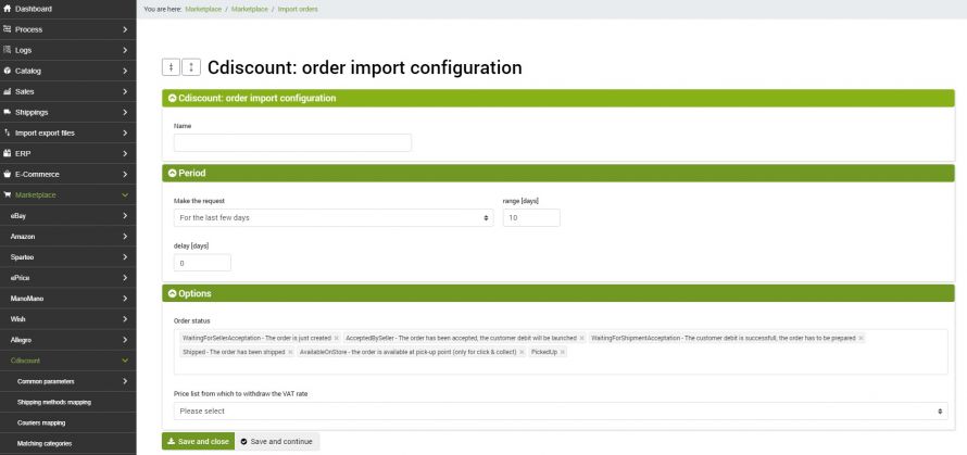 thumb cdiscount import orders