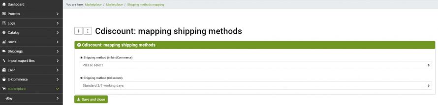 thumb cdiscount shipping methods mapping