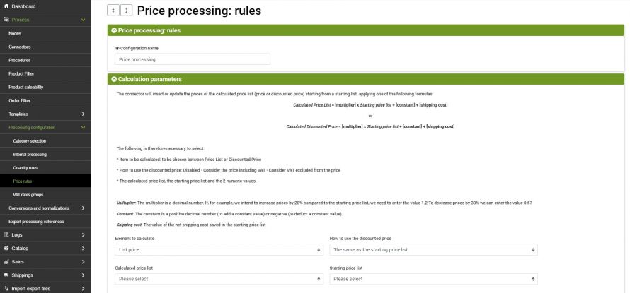 thumb price processing