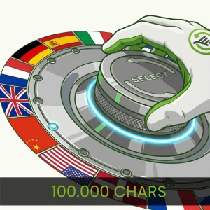 Translation service for 100,000 characters (with Google Translate technology)